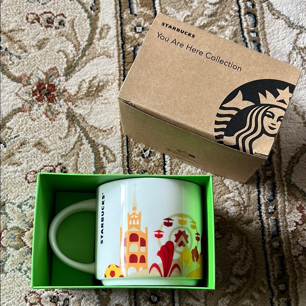 Starbucks You are Here Collection: BARCELONA Vibrant Cityscape Mug
